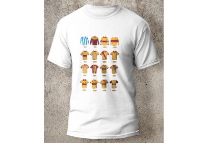 Motherwell FC Retro Art Football Shirts T-Shirt